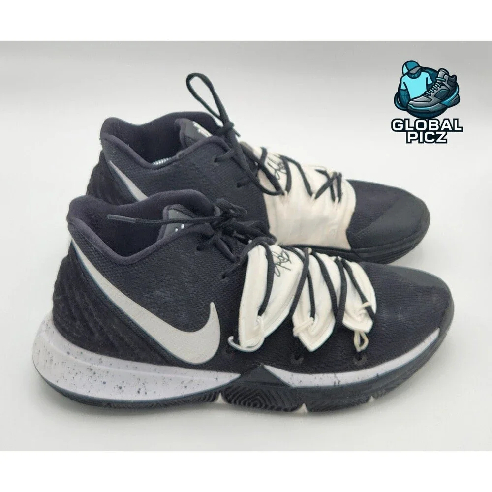 Nike Kyrie 5 Team Black White Basketball Shoes Mens Size 13